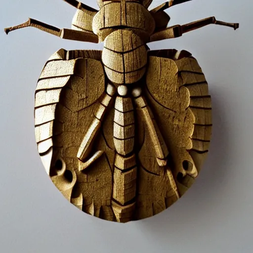 Image similar to bug carving