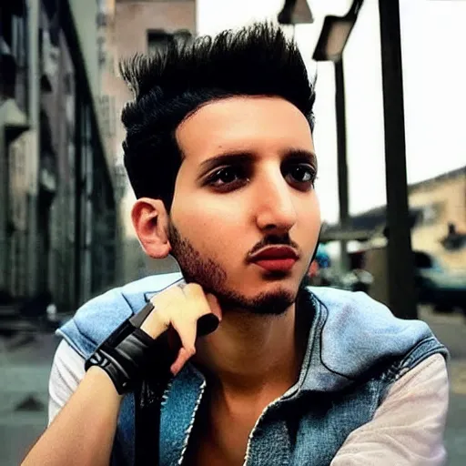 Prompt: “a realistic detailed photo of a guy who is an attractive humanoid who is half robot and half humanoid, who is a male android, singer Sebastian Yatra, shiny skin, posing like a statue, blank stare”