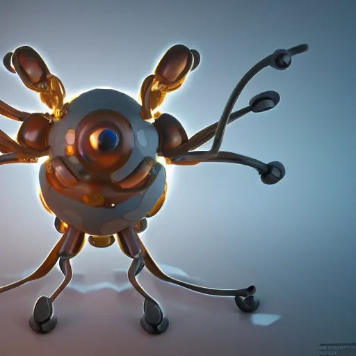 Image similar to photography of a realistic magneton animal, ultra detailed, 8 k, cinematic lighting, natural background, trending on artstation, pokemon