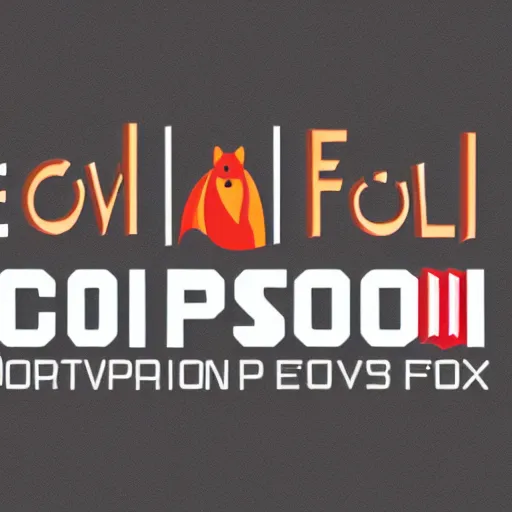 Image similar to logo for evil corporation that involves foxes