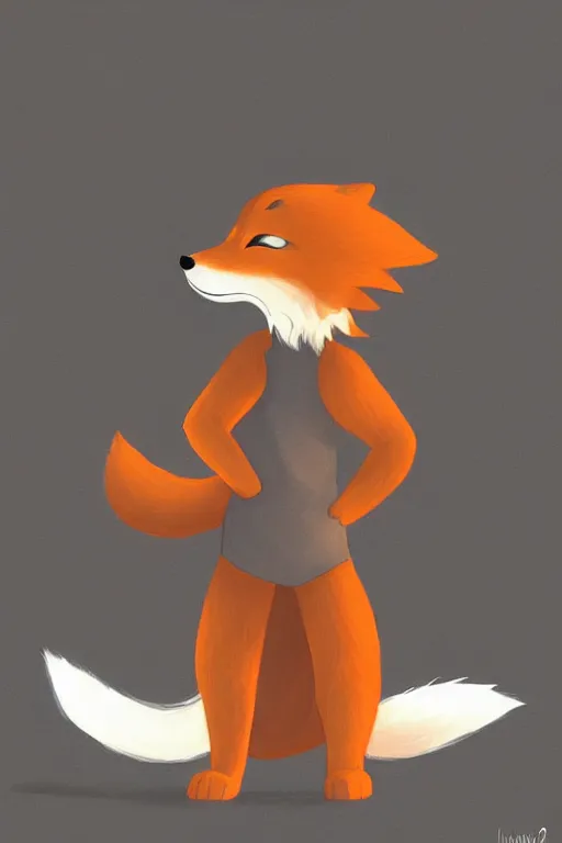 Image similar to an anthropomorphic modern fox with a fluffy tail, backlighting, trending on artstation, digital art, furry art, trending on furaffinity, fantasy art, by kawacy