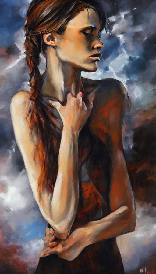 Image similar to the end of the world, by emilia wilk