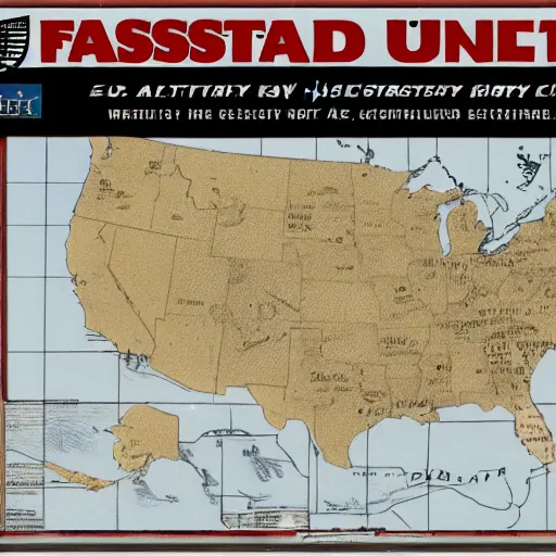 Image similar to fascist united states alternate history, highly detailed, 8 k