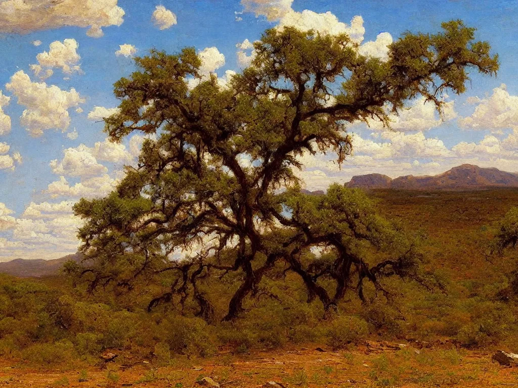 Image similar to A Beautiful Wilderness Landscape in Old Texas, by Julian Onderdonk