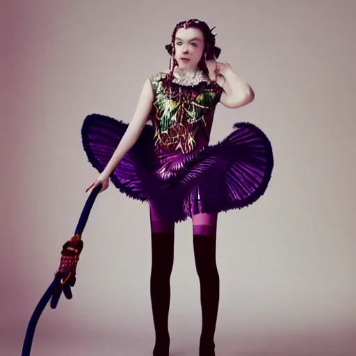 Image similar to anya taylor - joy as venus, studio photography, vogue