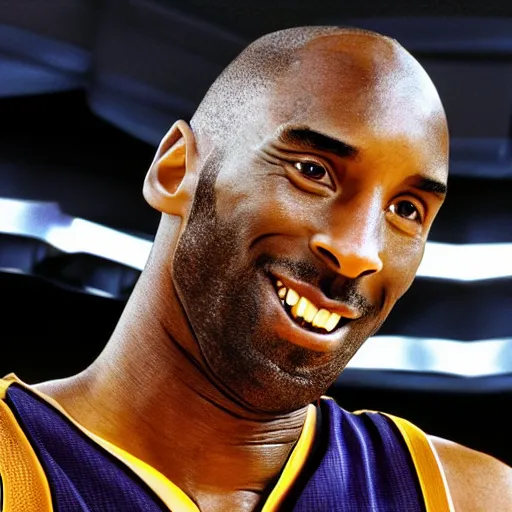 Image similar to still of Kobe bryant in men in black,8k,