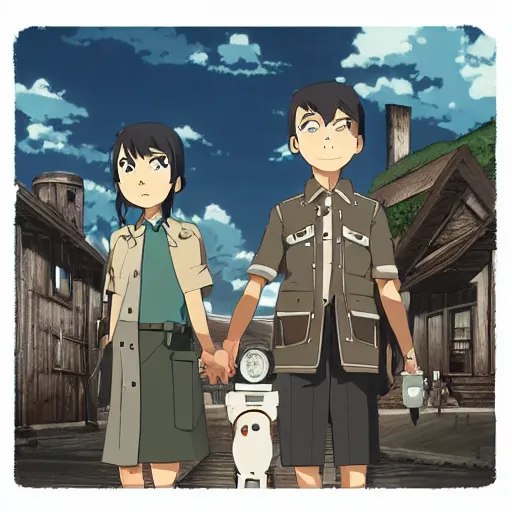 kino's journey (2003), highly detailed digital art, Stable Diffusion