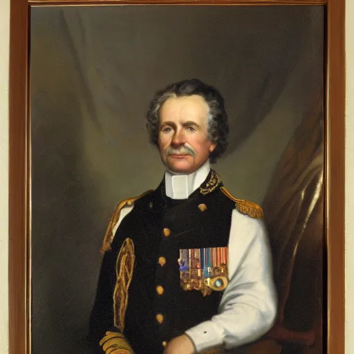 Prompt: Portrait of Ben Ethel Governor General