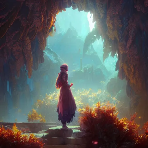 Image similar to highly detailed chicken mage, stephen bliss, unreal engine, fantasy art by greg rutkowski, loish, rhads, ferdinand knab, makoto shinkai and lois van baarle, ilya kuvshinov, rossdraws, tom bagshaw, global illumination, radiant light, detailed and intricate environment