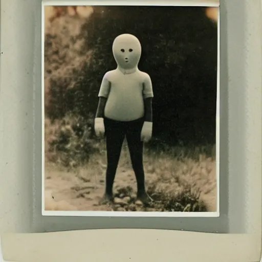 Prompt: 1 9 5 0 s polaroid picture of diglett