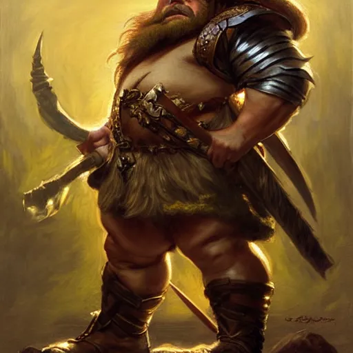 Prompt: a full body heroic pose of danny devito as a d & d style dwarf, highly detailed painting by gaston bussiere, craig mullins, j. c. leyendecker, 8 k