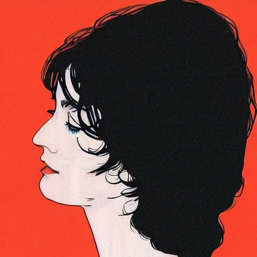 Image similar to “ winona ryder retro minimalist portrait by jean giraud, moebius, sharp, smooth face, comic!!!, 8 k ”