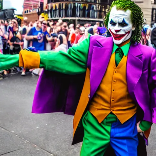 Image similar to the joker at pride