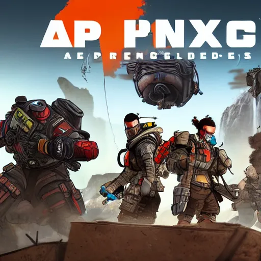 Image similar to loading screen, apex legends, high resolution, sharp focus, concept art, dynamic pose, cinematic lighting