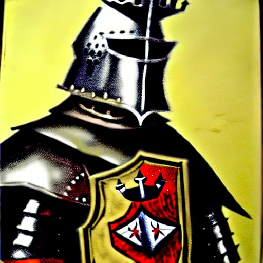 Image similar to knights armor, donald trump, crown!!!!!!, donald trump's face, detailed face, painting of a knight, boots!!!!!!, medieval castle background, valiant, by hans thoma