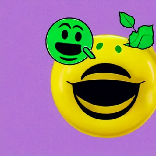 Image similar to an emoji of a yellow smiley face with the eyes becoming green circles with dollar signs, and the smiley face is sticking its tongue out with the tongue being green too and has a dollar sign too, apple emoji