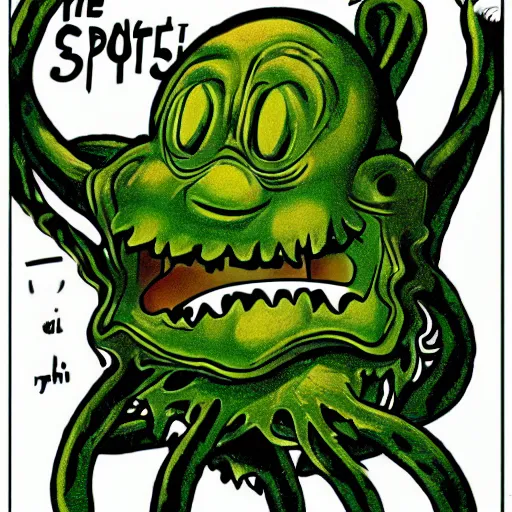 Prompt: the sphagetti monster, atheism god