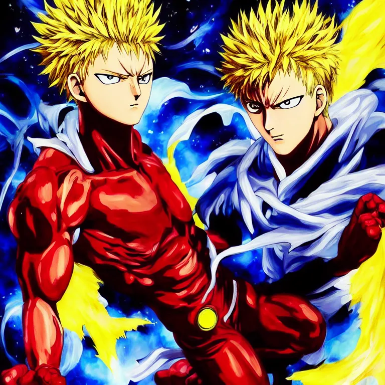 cosmic garou  One punch man poster, One punch man manga, One punch man  anime