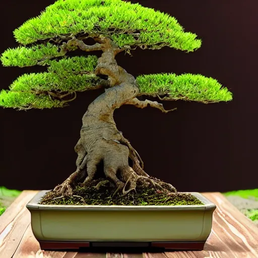 Image similar to beautiful photo of bonsai, hd 4k, focus detailed , very relaxing