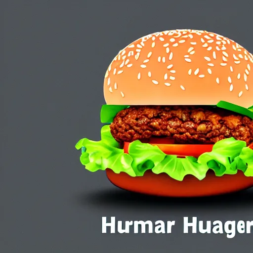 Prompt: Hamburger made with human feet and slices of ears, no salad, photorealistic, 4k,