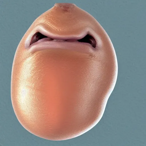 Image similar to a realistic image of a slug that looks like Donald Trump