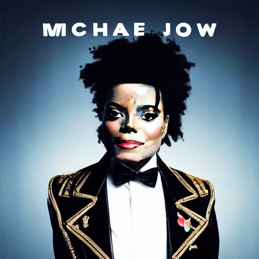 Image similar to michael jackson the weeknd car race album cover