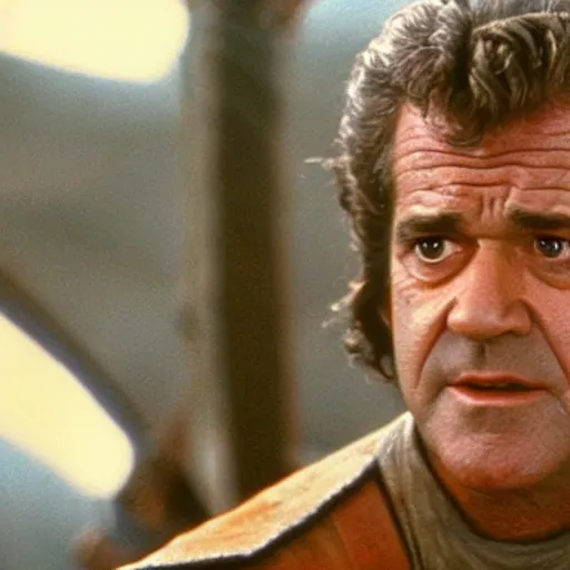 Prompt: Mel Gibson starring in Star Wars