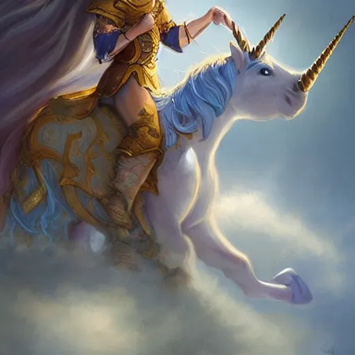 Image similar to An adorable whimsical unicorn wearing mage clothing, highly detailed, digital painting, artstation, concept art, smooth, sharp focus, studio light, by Justin Gerard,