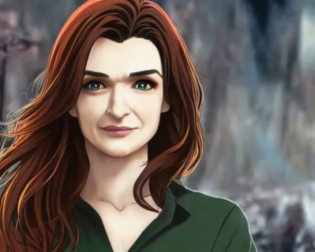 Image similar to rachel weisz anime character