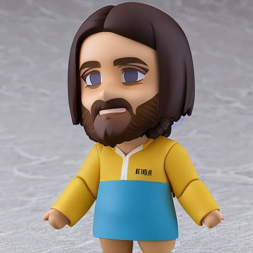 Prompt: jesus christ as nendoroid, kodak film