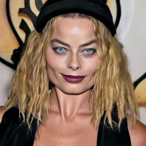 Prompt: Rastafarian margot robbie