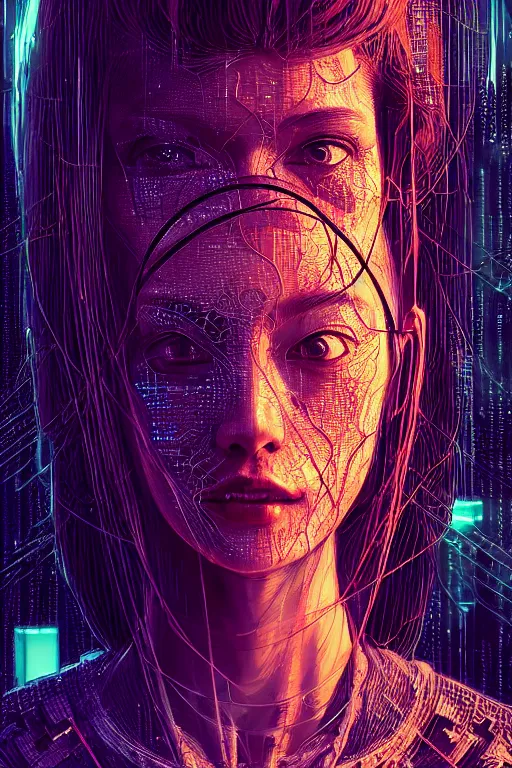 Image similar to hyperrealistic portrait of a woman monster astronaut, full body portrait, well lit, intricate abstract. cyberpunk, intricate artwork, by Tooth Wu, wlop, beeple. octane render,in the style of Jin Kagetsu, James Jean and wlop, highly detailed, sharp focus, intricate concept art, digital painting, ambient lighting, 4k, artstation