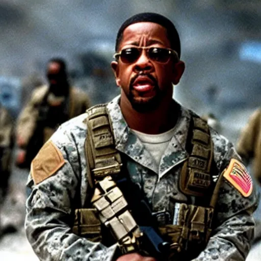 Image similar to martin lawrence as a marine in ALIENS