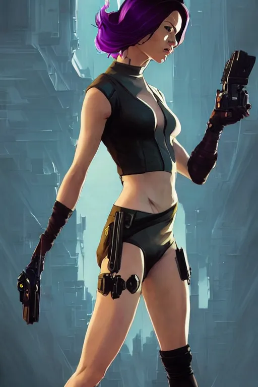 Prompt: gta character as aeon flux profile picture by greg rutkowski, dynamic pose, fortnite, flat matte painting, intricate, futuristic, fantasy, elegant, by stanley artgerm lau, greg rutkowski, thomas kindkade, alphonse mucha, loish, norman rockwell, fantasy lut, asymmetric, long hair, retro computer graphics, video game, fluid lines,