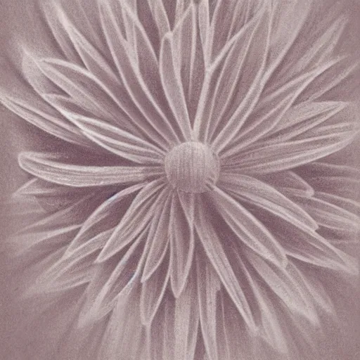 Prompt: sketch of detailed pencil flowers in pastel tones in style of László Moholy-Nagy.