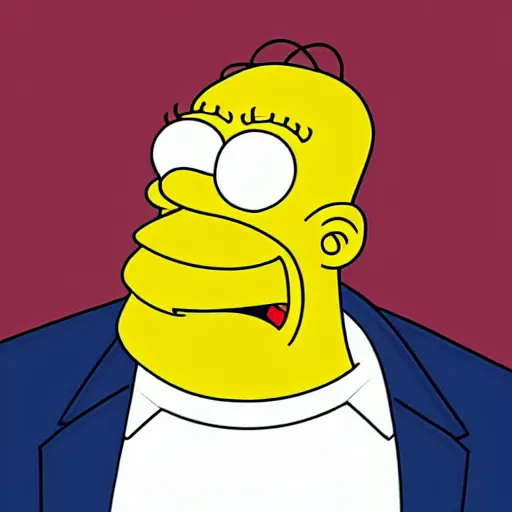 Prompt: Homper Simpson in The Sopranos