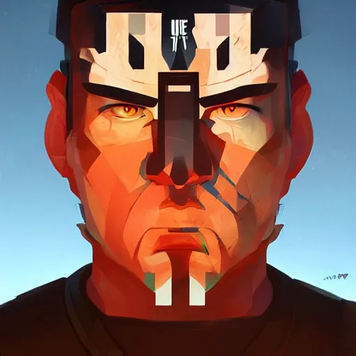 Image similar to face icon stylized minimalist call of duty, loftis, cory behance hd by jesper ejsing, by rhads, makoto shinkai and lois van baarle, ilya kuvshinov, rossdraws global illumination