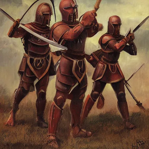 Image similar to Spartans by H. R. Geigr