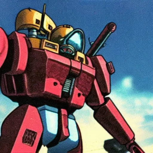 Image similar to zaku ii, from mobile suit gundam ( 1 9 7 9 anime )