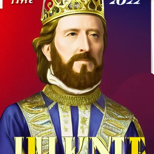 Image similar to the first king of the united states in 2 0 2 2