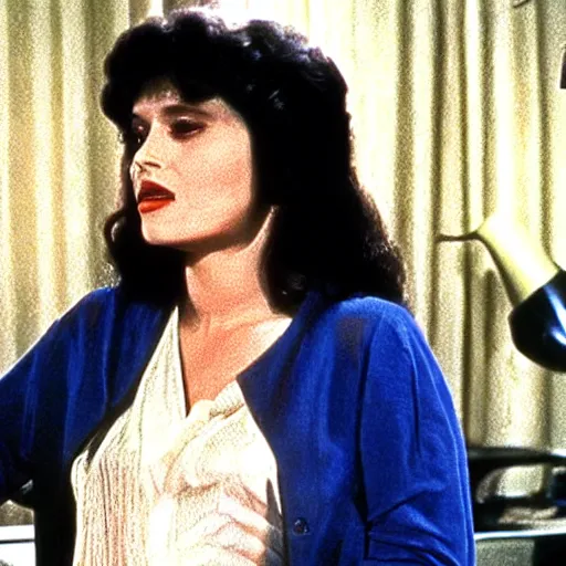 Image similar to a film still of the stand wonder of u in blue velvet(1986)