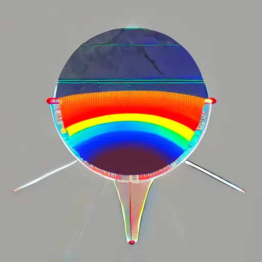 Prompt: the dark side of the moon as a giant megalopolis