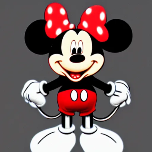 Prompt: mickey mouse in real life, 4 k photorealistic