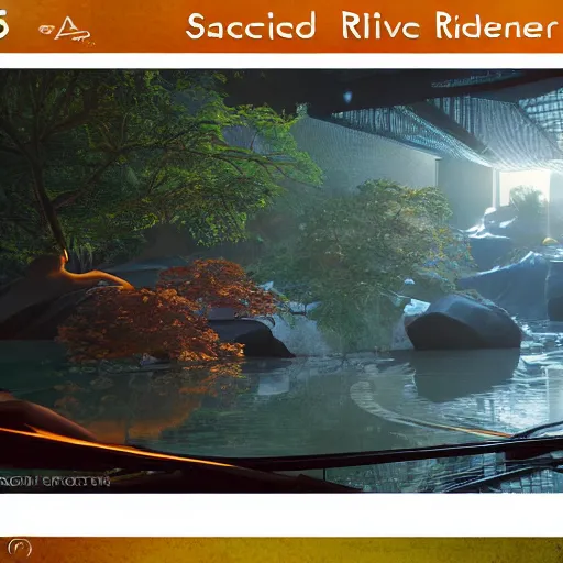 Prompt: sacred geometry river lush 8 k cinematic cryengine render sharp focus by victo nagi, james christensen, syd mead, artgerm