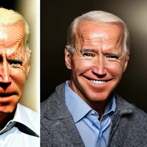 Image similar to man with giant nose that looks like joe biden