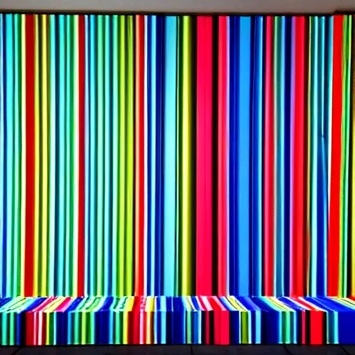 Image similar to masterwork by Carlos Cruz-Diez