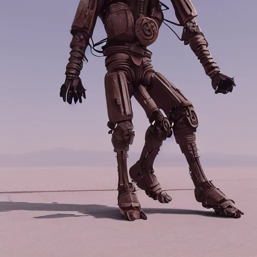 Image similar to bipedal locomotion devices from an alternate time line, octane render, technology.