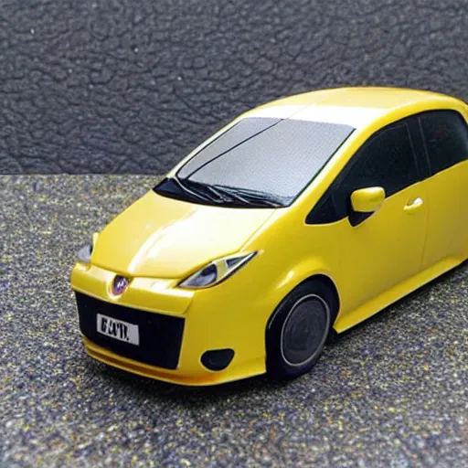 Image similar to origami version of a fiat punto