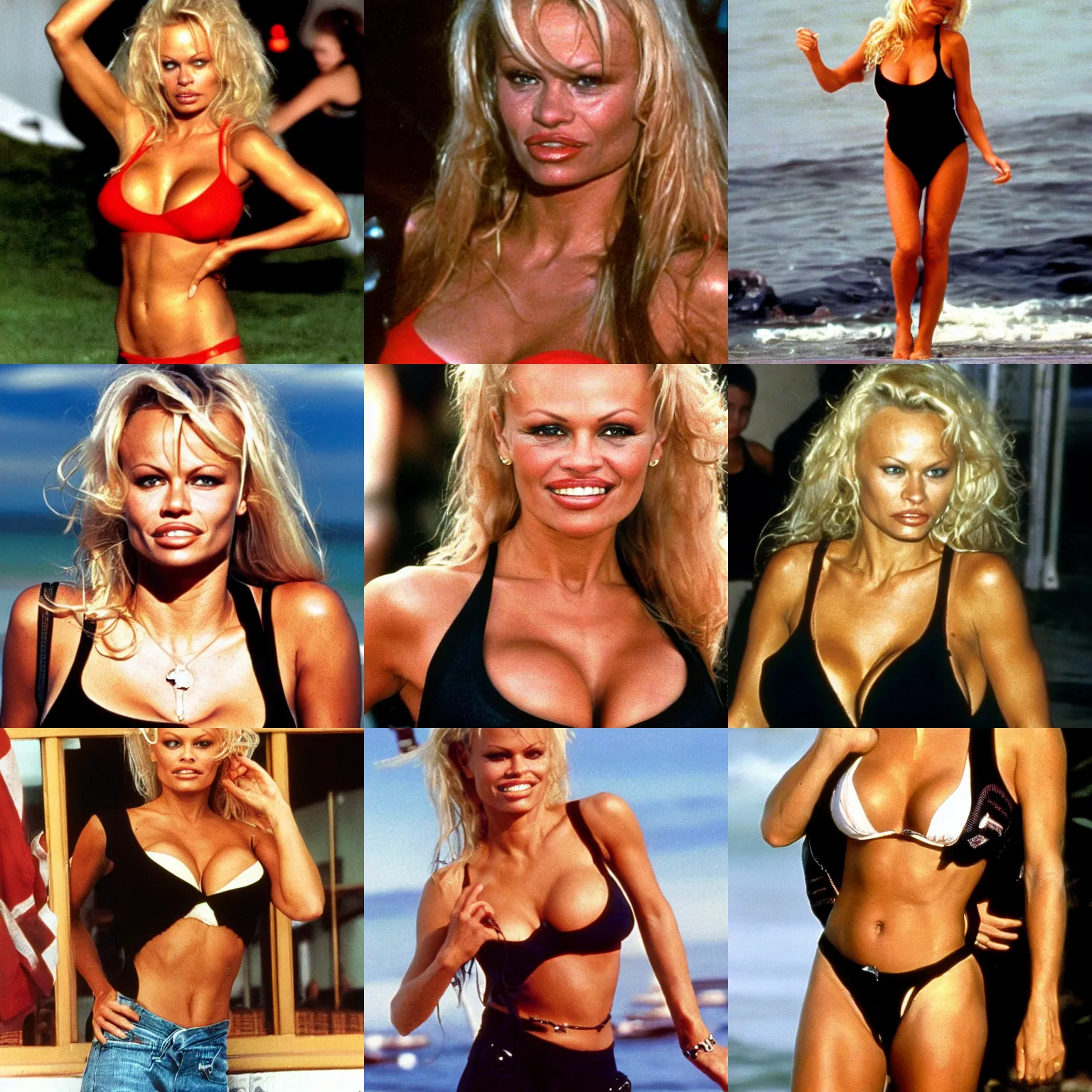 Prompt: pamela anderson ( 1 9 9 4 )