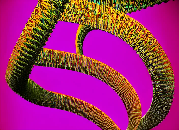 Image similar to portrait of a dna helix, colorful, modern art deco, mads berg, karolis strautniekas, stippled light, fine texture, editorial illustration, dramatic lighting, dynamic composition, detailed, matte print, dynamic perspective